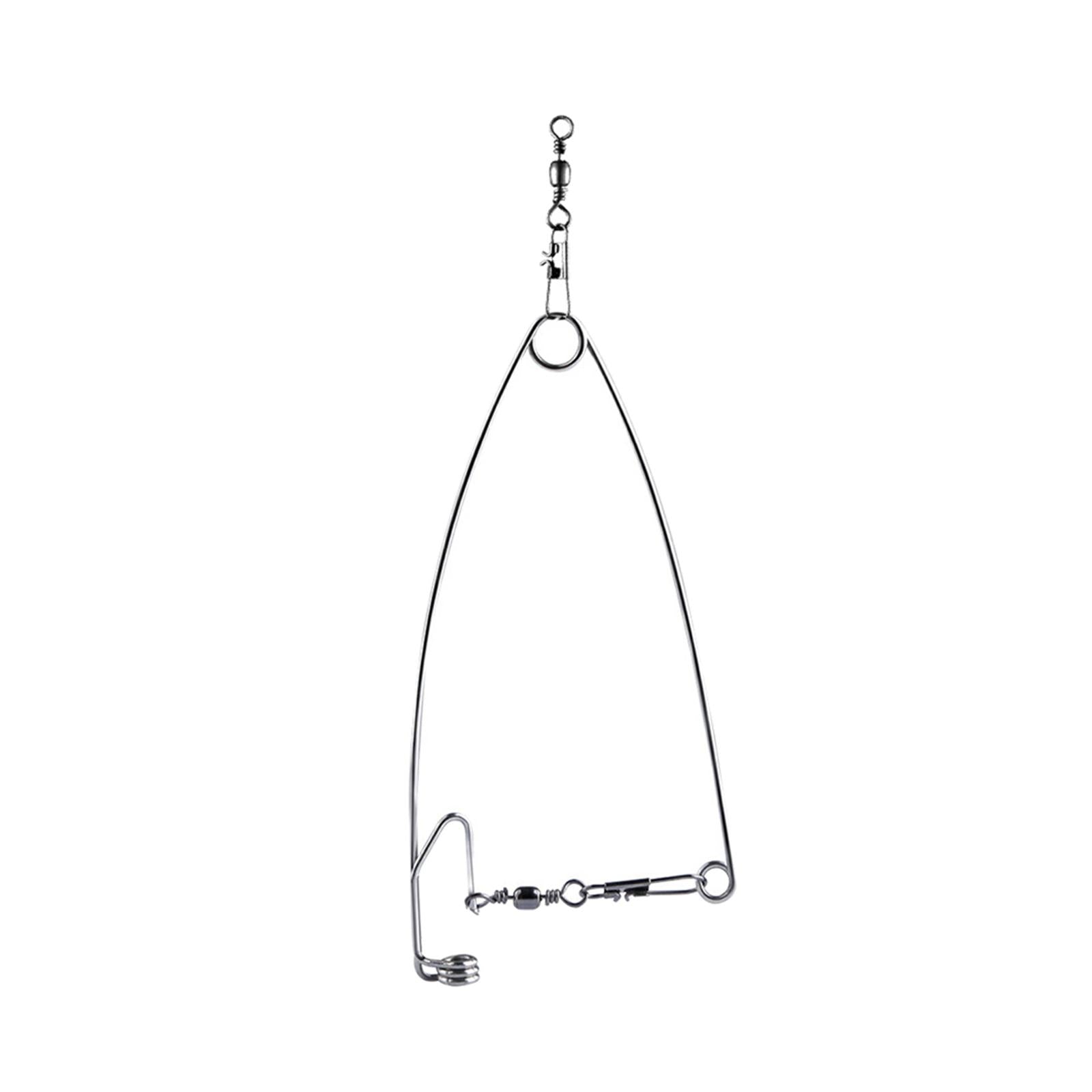 2xAutomatic Fishing Hook Hooks Fishing Hooks for Lakes Ice Fishing size 12