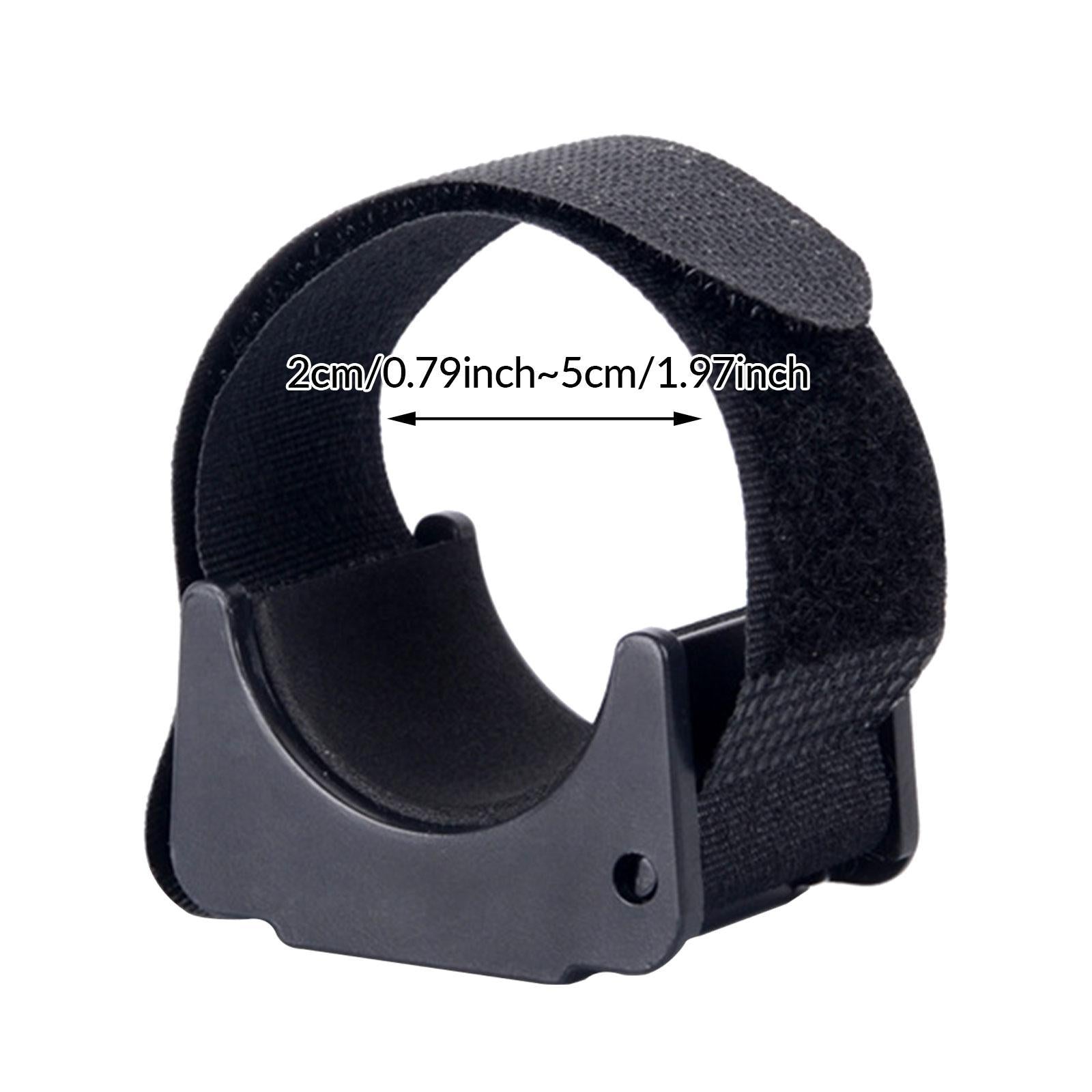 2xFlashlight Mount clip bikes Handlebar Lamp Mount Clamp for 20mm to 50mm Torch