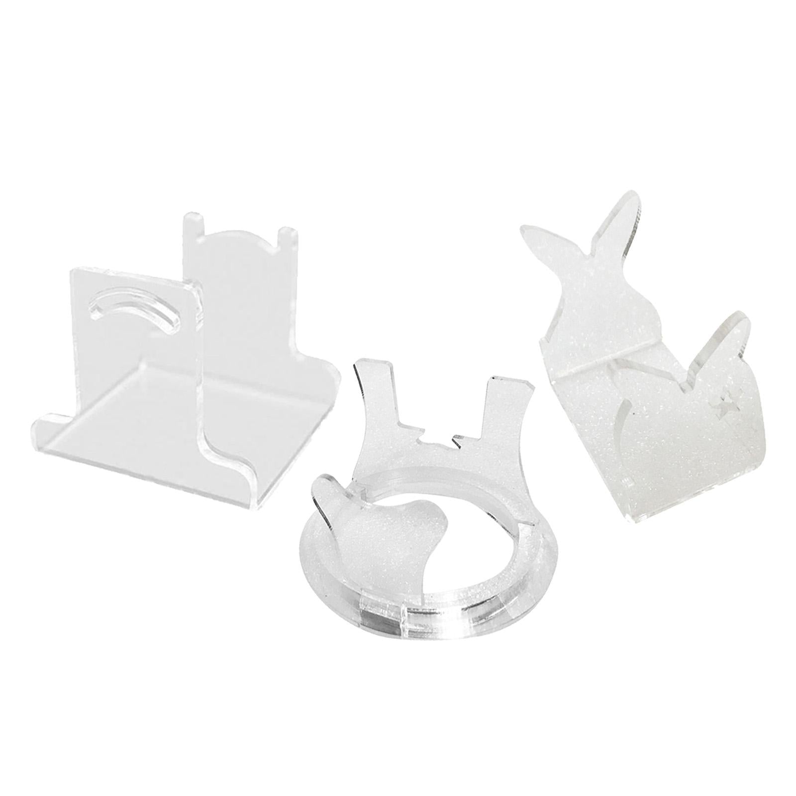 3xFishing Reel Display Stand Collection Organizer Acrylic Casting Reel Holder