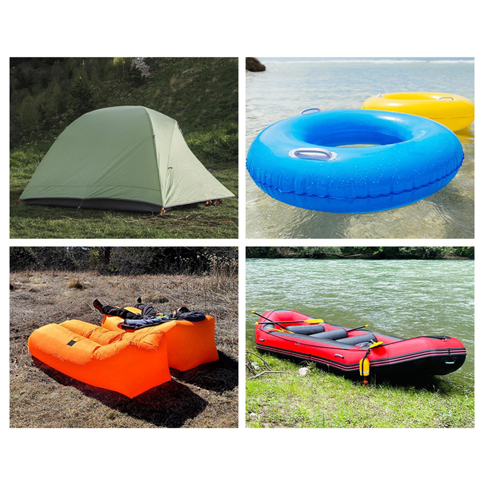 2xInflatable Pool Repair Patches Tent Repair Patch Waterproof for Rubber Metal
