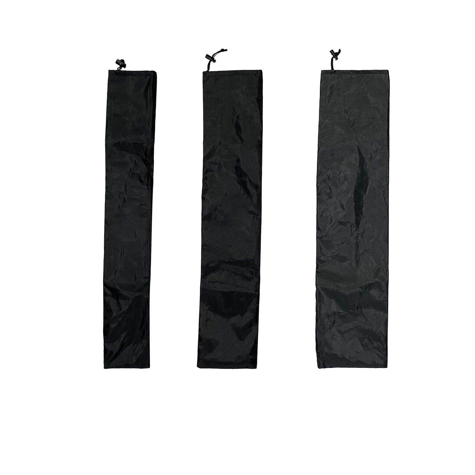 3xTrekking Pole Carrying Bag Adjustable Strap Waterproof Tent Pole Storage Bag 11.5cmx70 cm