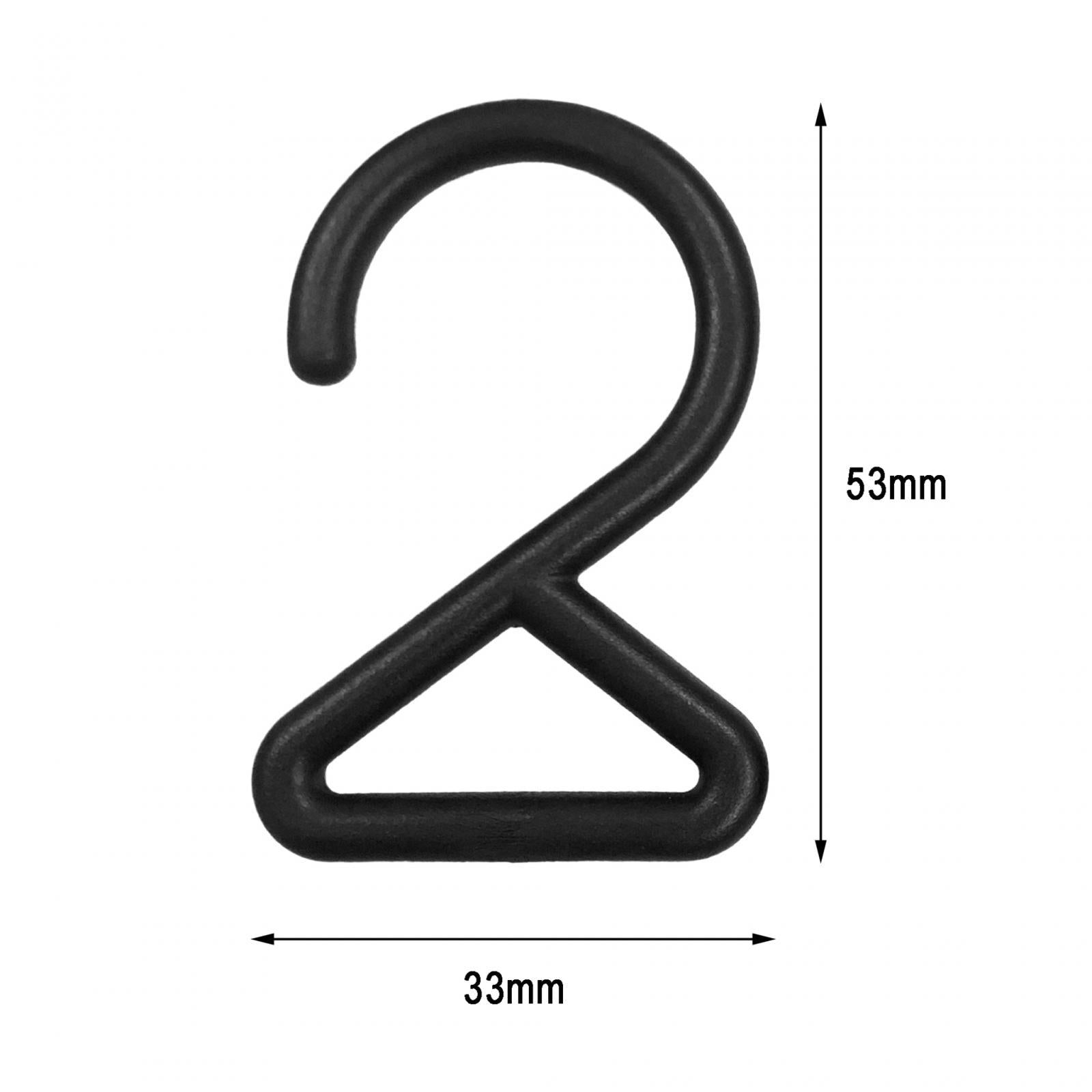 2x10Pcs Webbing Buckle Hooks DIY Backpack Hanging Hangers for Bags Pots Spoons