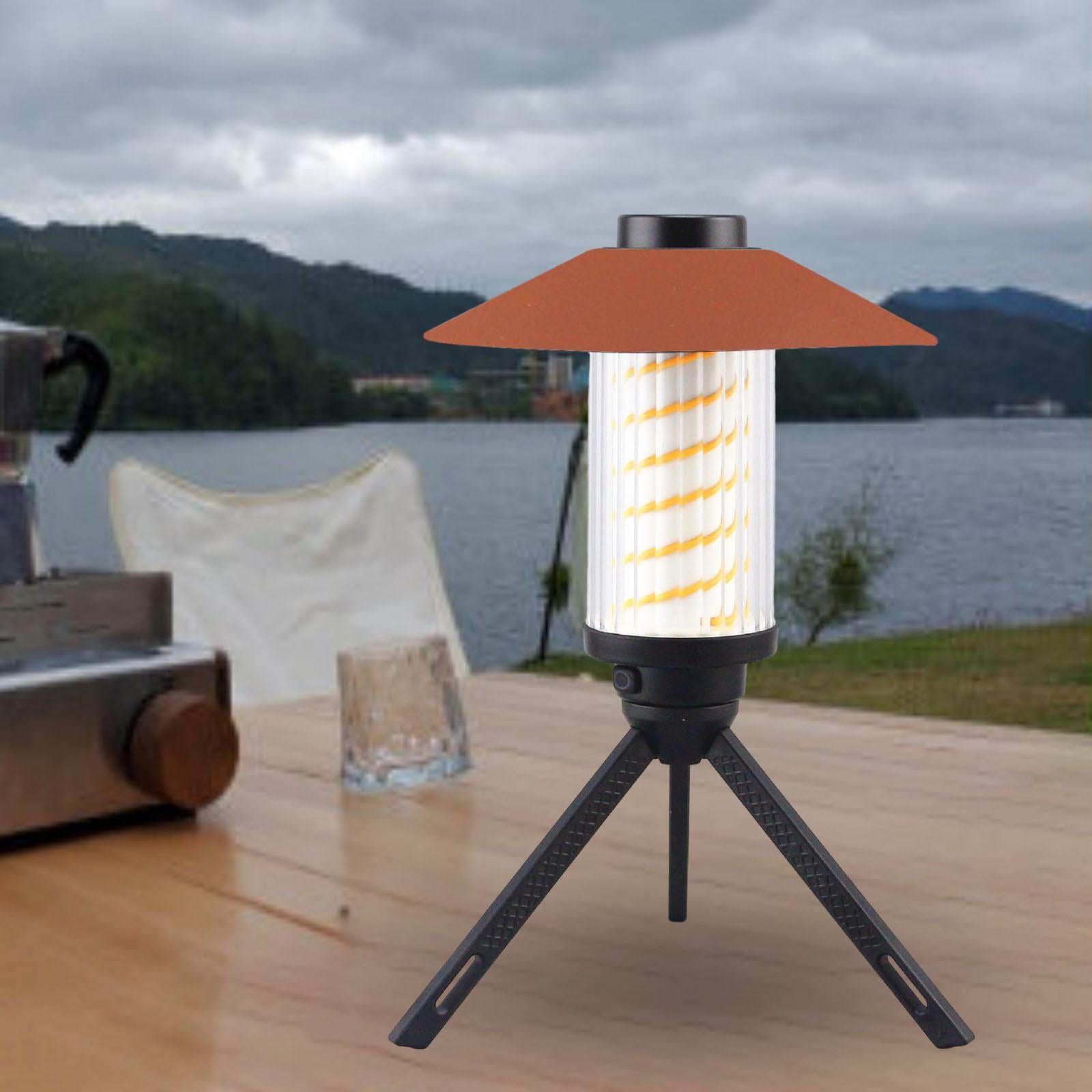 2xCamping Lamp Shade Replacement LED Flashlight Camping Tripod Light Cover Brown