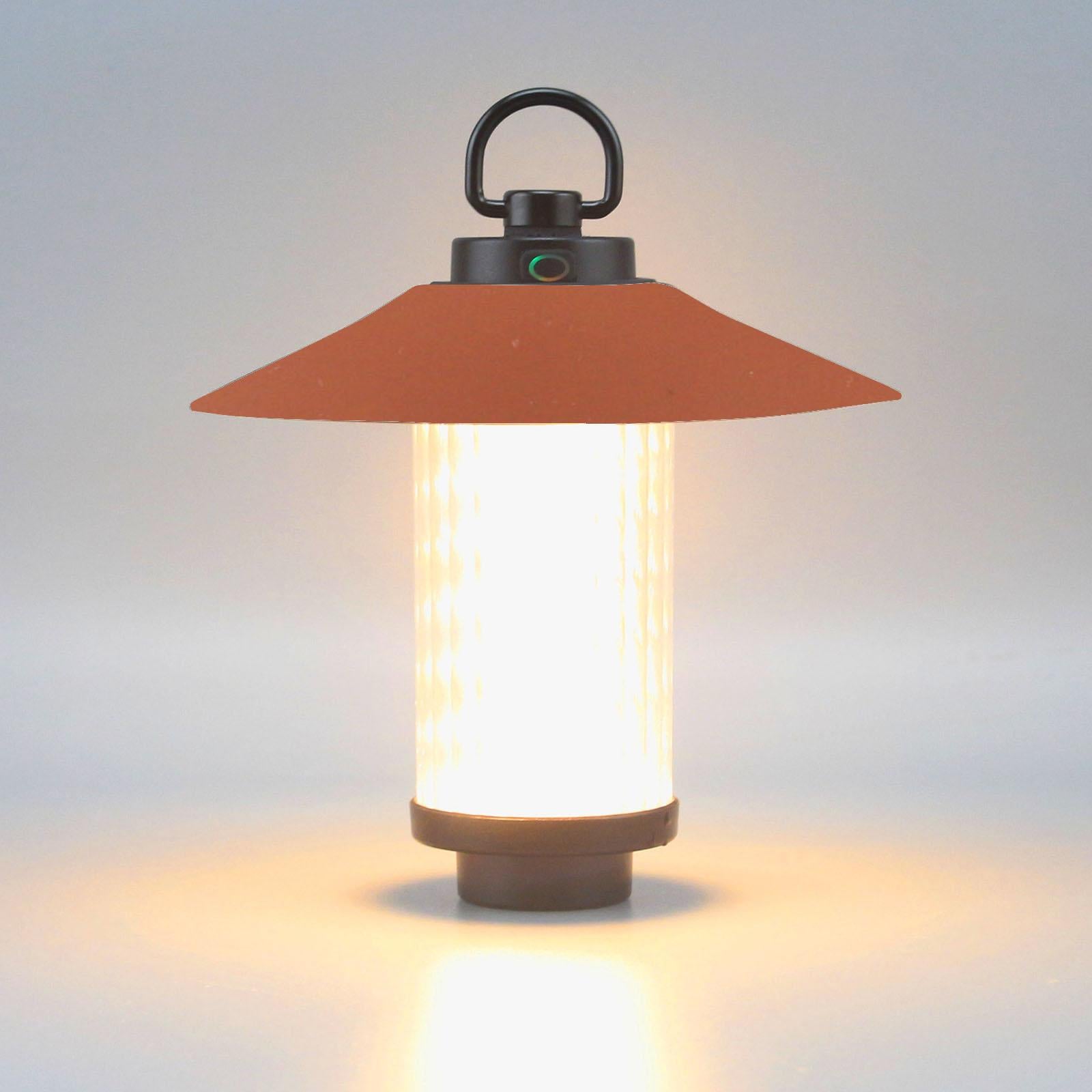 3xCamping Lamp Shade Replacement LED Flashlight Camping Tripod Light Cover Brown