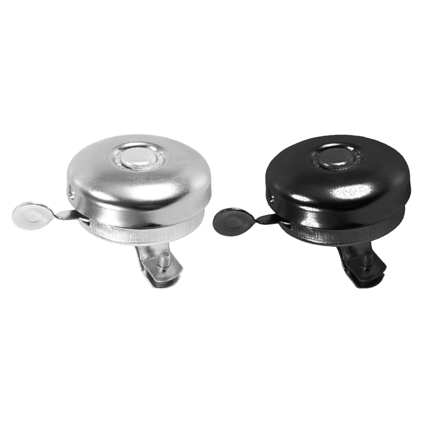 3xBike Bell Cycling Accessories Bicycle Bell for Men Women Mountain Road Bikes Silver
