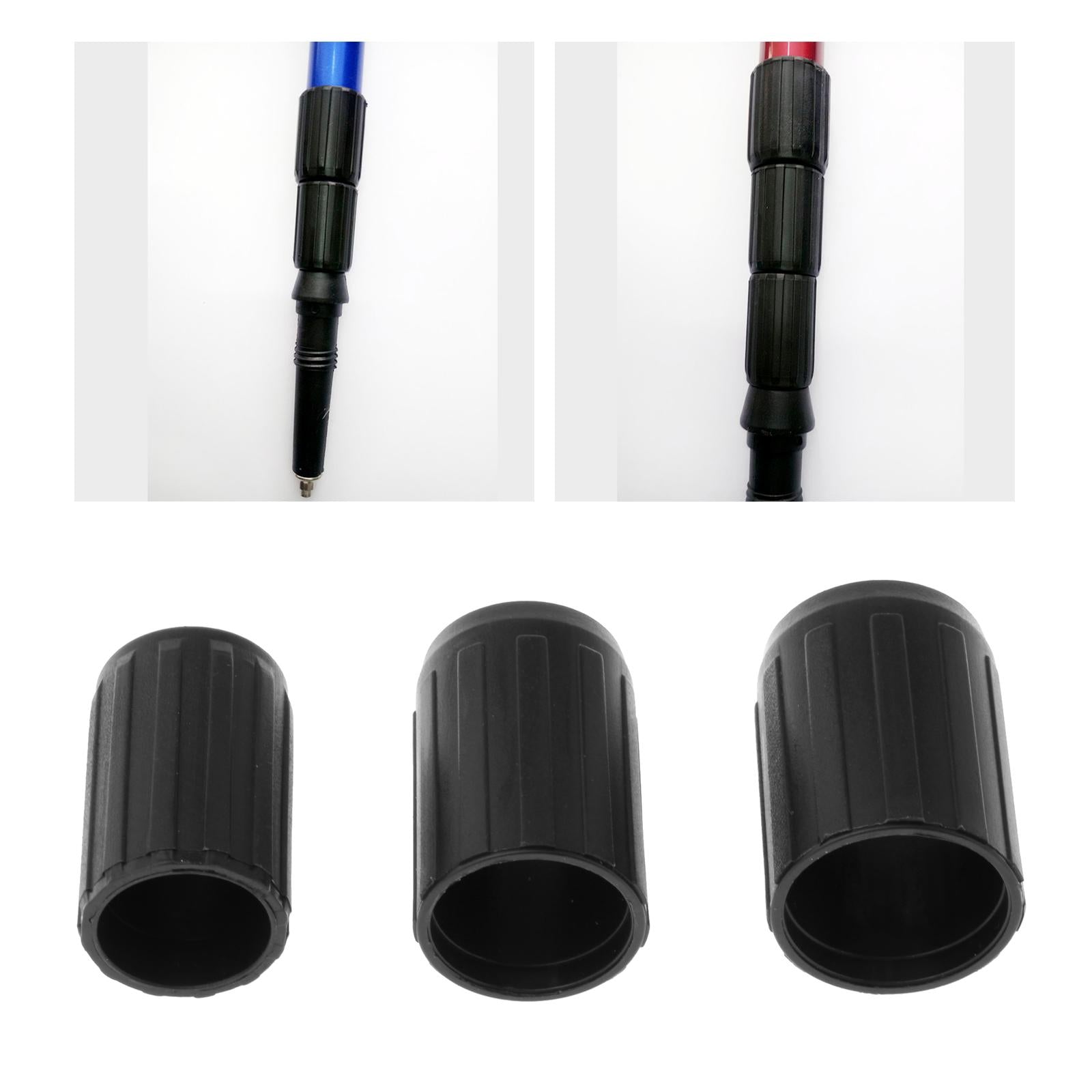 4xTrekking Pole Tip Buffer Walking Stick Tip for Mountaineering Walking Hiking Inner Diameter 14mm