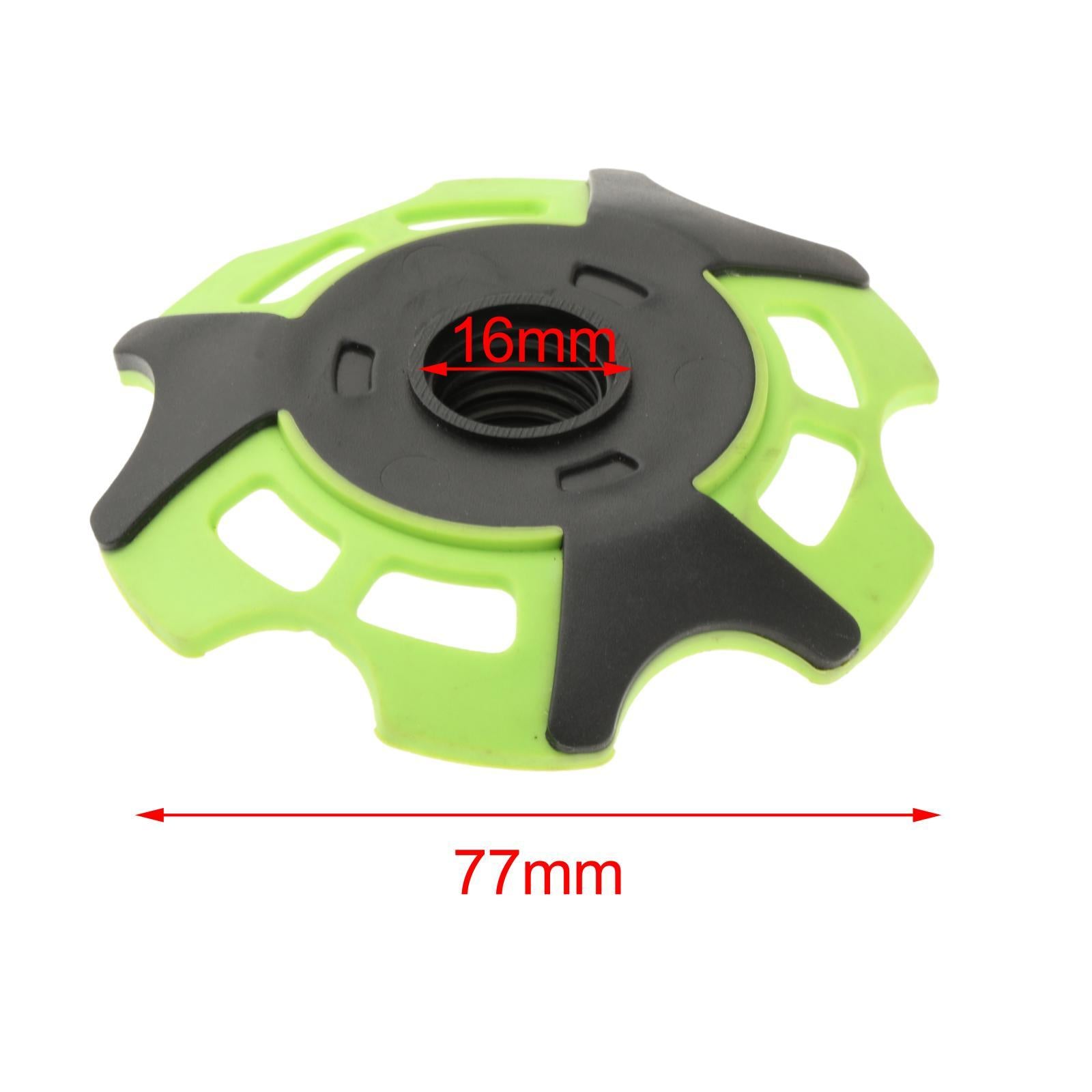 3xTrekking Pole Snowflake Basket Hiking Poles for Trekking Outdoor Backpacking Green