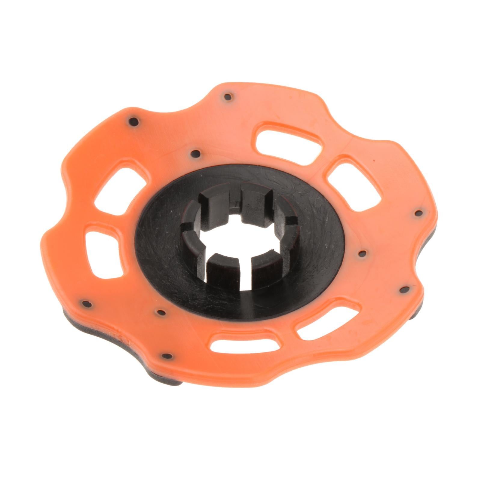 3xTrekking Pole Snowflake Basket Hiking Poles for Trekking Outdoor Backpacking Orange