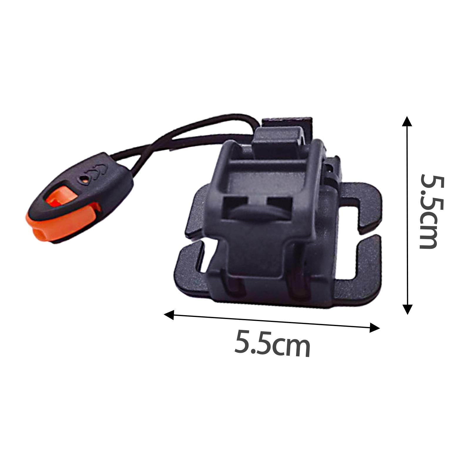 2xEngineering Shovel Ice Axe Clip Multifunctional Outdoor Wheel Clip Black