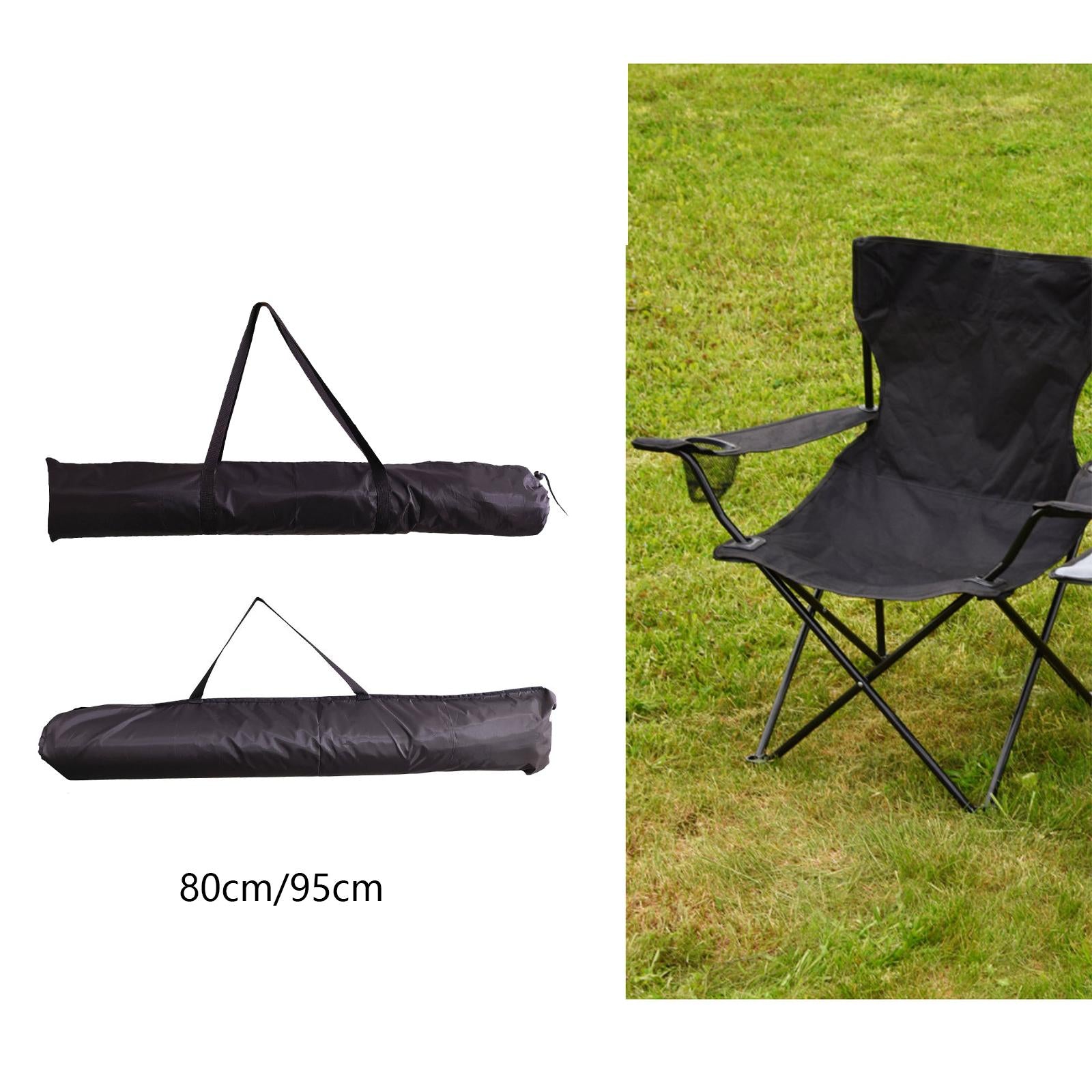 2xFolding Chair Carrying Bag Camp Chair Replacement Bag for Backpacking Travel 95cmx20cm Webbing
