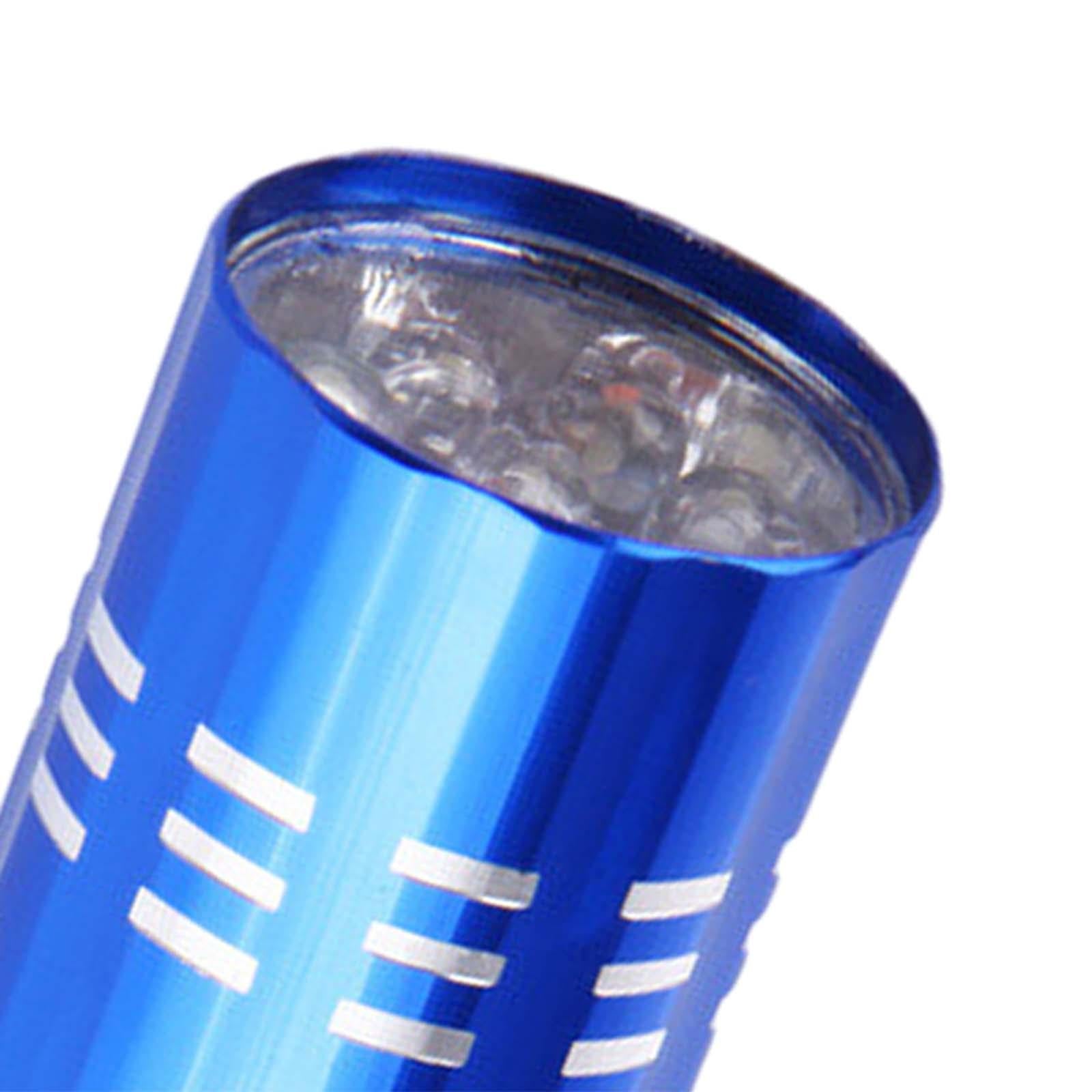 2xMini Flashlight Small Flash Light Flashlight for Hiking Backpacking Home Blue