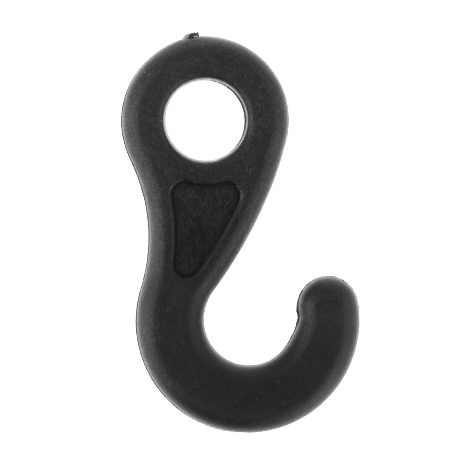 4x10Pcs Bungee Cord Hooks Elastic Rope Hook for Outdoor Uses Kayak Canopy Tarp
