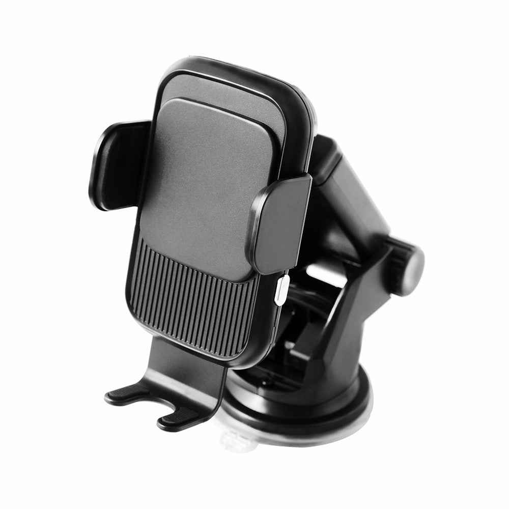 QX680 2-in-1 15W Wireless Charger + Car Dashboard Mount Mobile Phone Holder with Suction Cup Base
