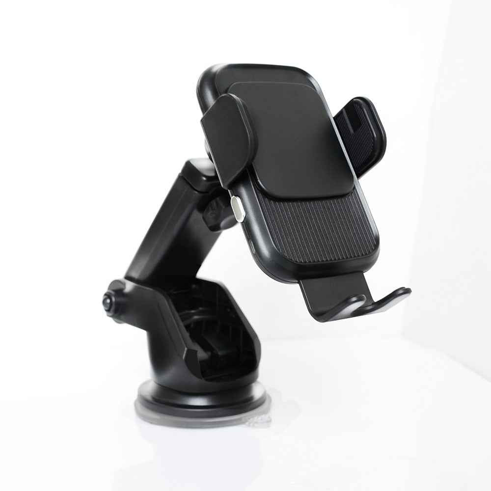 QX680 2-in-1 15W Wireless Charger + Car Dashboard Mount Mobile Phone Holder with Suction Cup Base