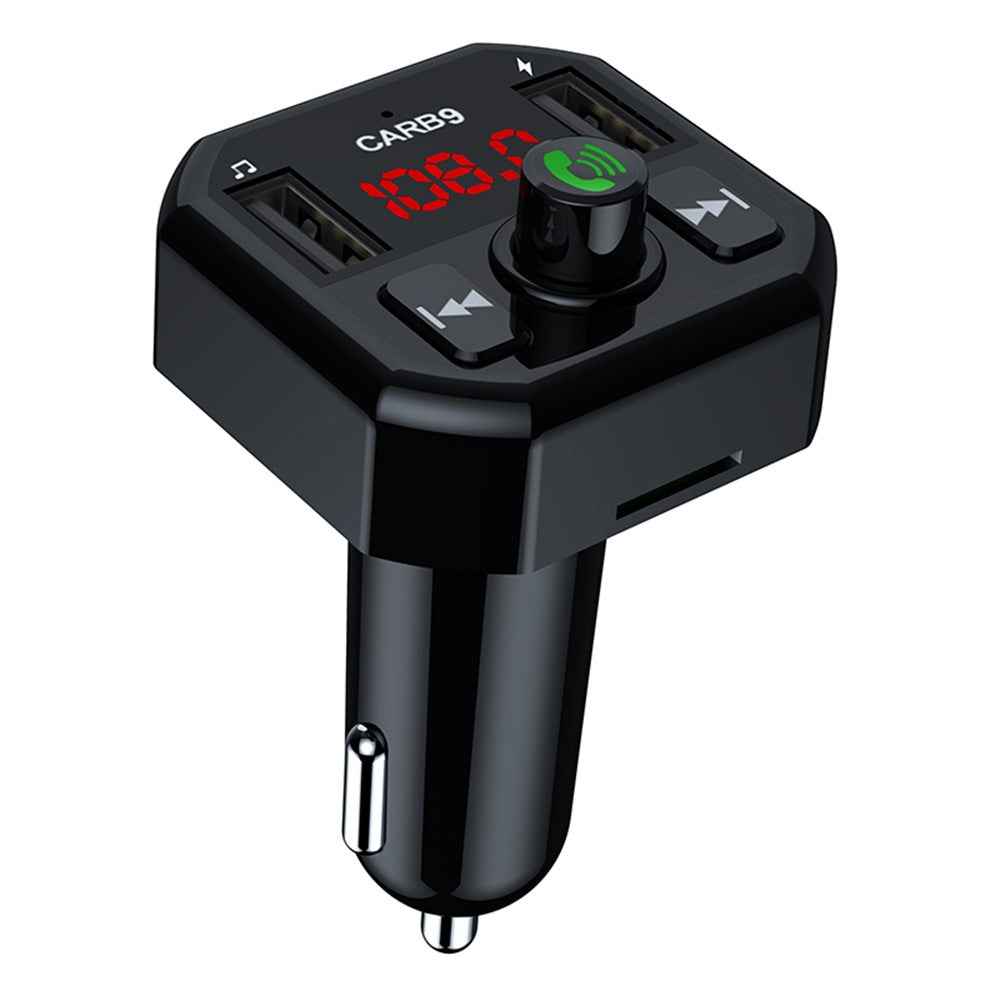 X9 Car MP3 Player Automatic Power-off Memory Bluetooth-compatible Call FM Transmitter with Dual USB Ports