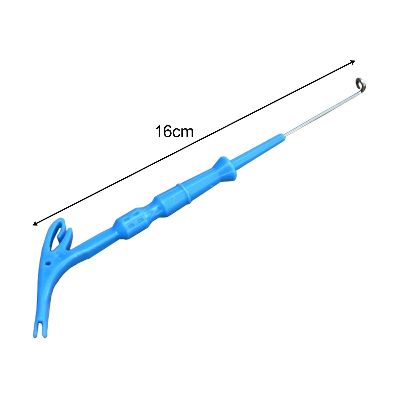 2xFish Hook Remover Dehook Extractor Fast Knotting Fishing Hook Disgorger Gear
