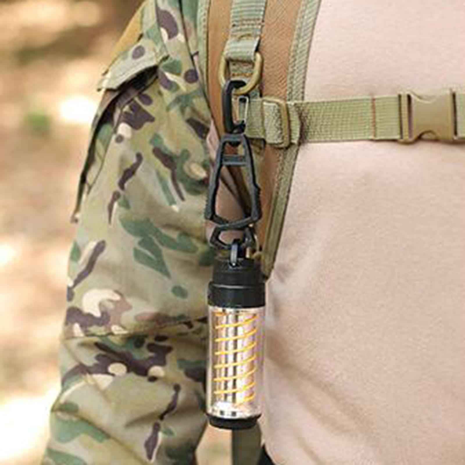 Outdoor Glove Clip Anti Lost Multipurpose Hook for Outdoor Belt Loop Glasses Black