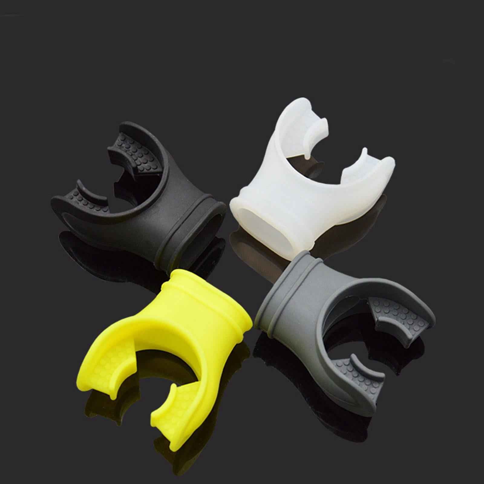 Diving Regulator Mouthpiece Universal Snorkel Mouthpieces with Regulator Tie White