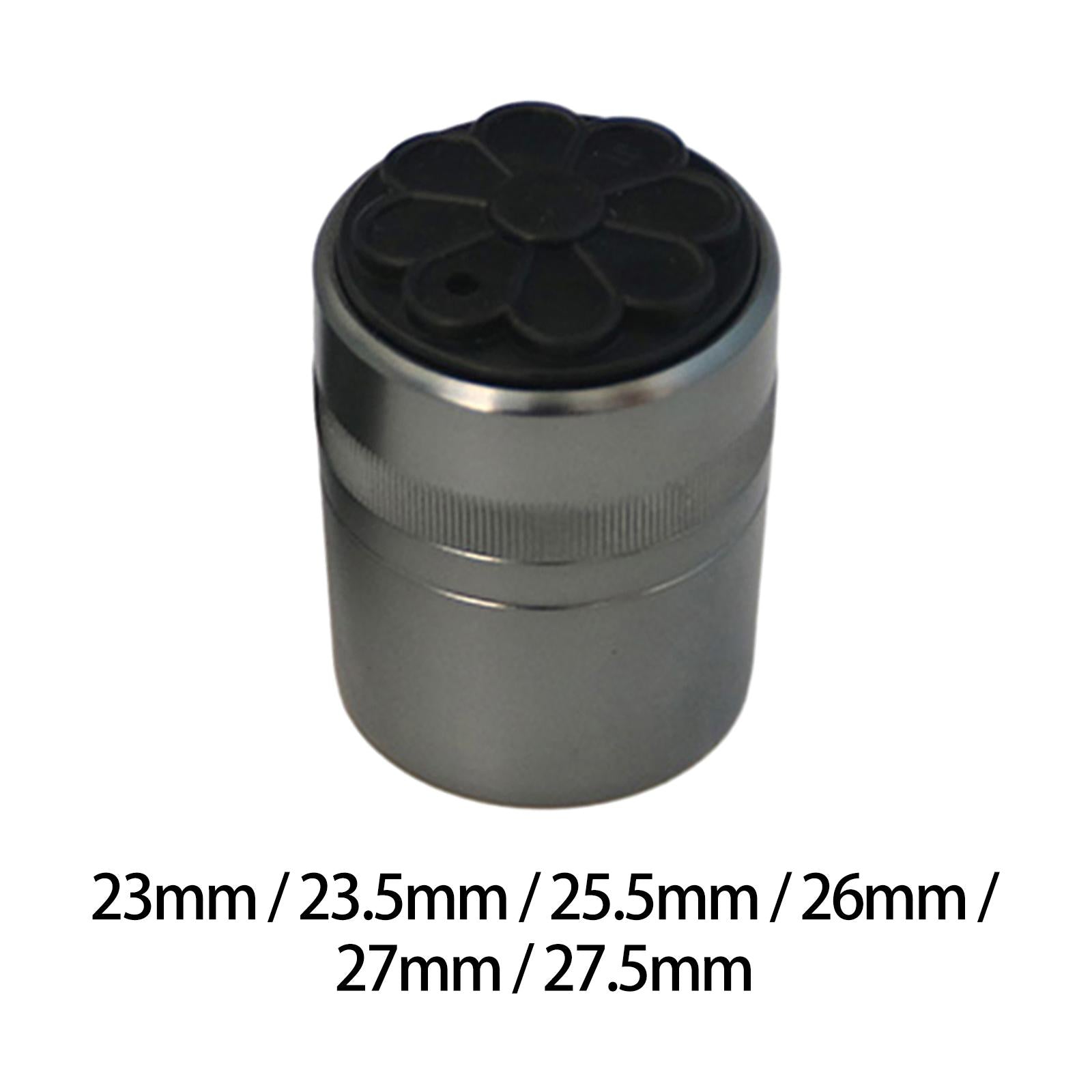 4xFishing Rod Butt Cap Accessories Easy to Install Tool Repair Black End Cover 23mm
