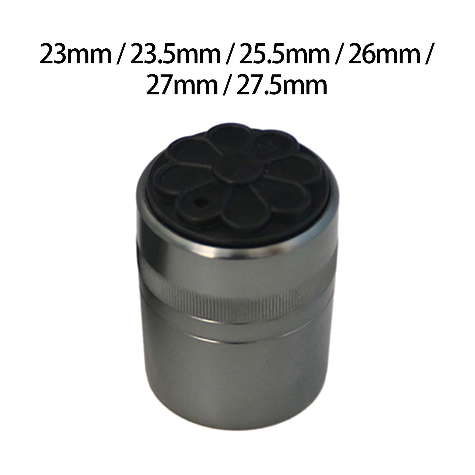 3xFishing Rod Butt Cap Accessories Easy to Install Tool Repair Black End Cover 23mm
