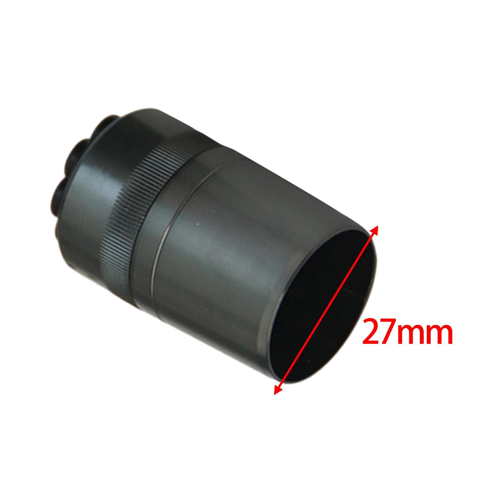2xFishing Rod Butt Cap Accessories Easy to Install Tool Repair Black End Cover 27mm