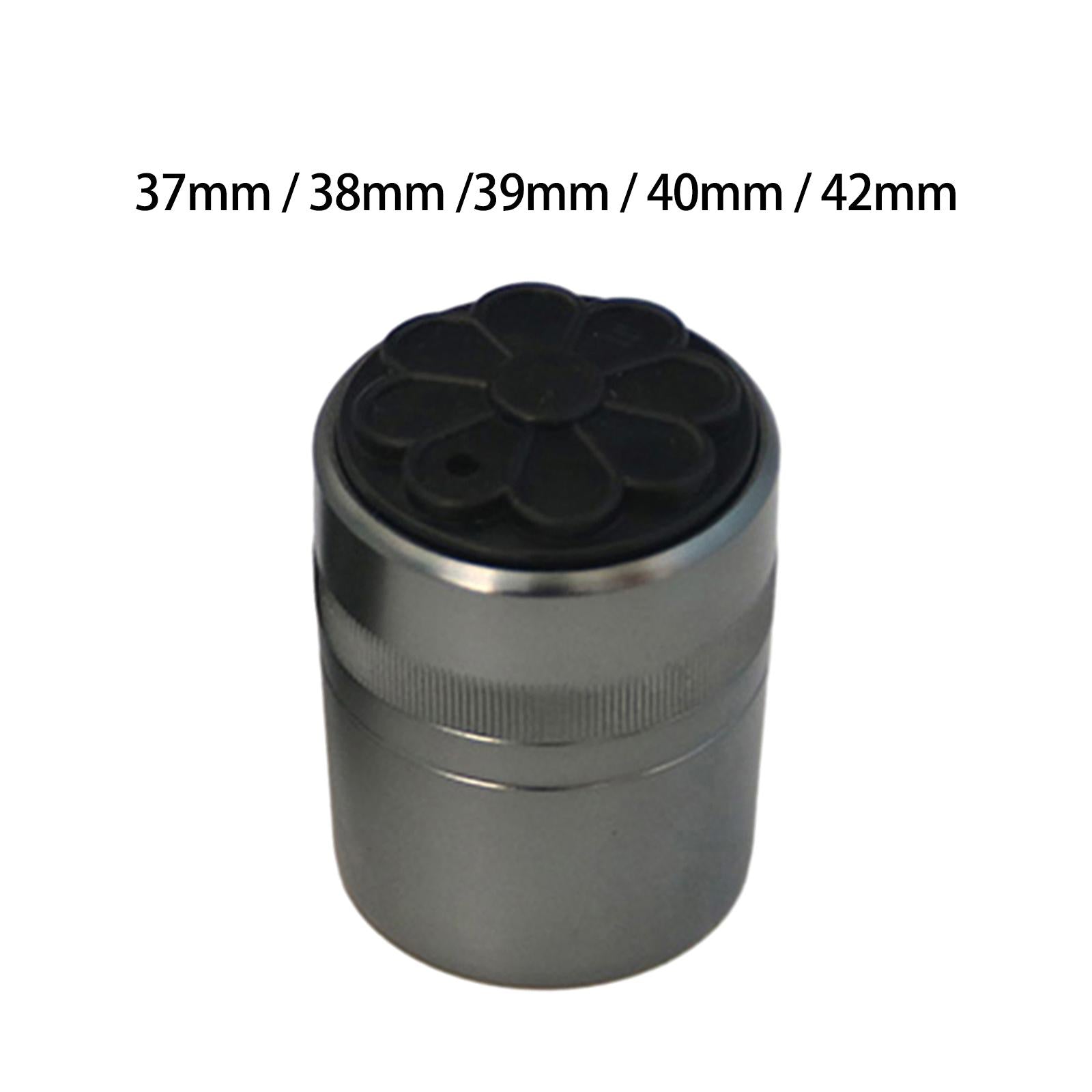 3xFishing Rod Butt Cap with Drain Hole Aluminum Alloy Fishing Tackle Accessory 37mm