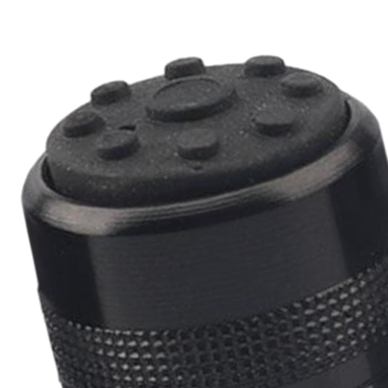 2xFishing Rod Butt Cap Fishing Pole End Cap for Repair Fishing Rod Accessories Black 28.5mm