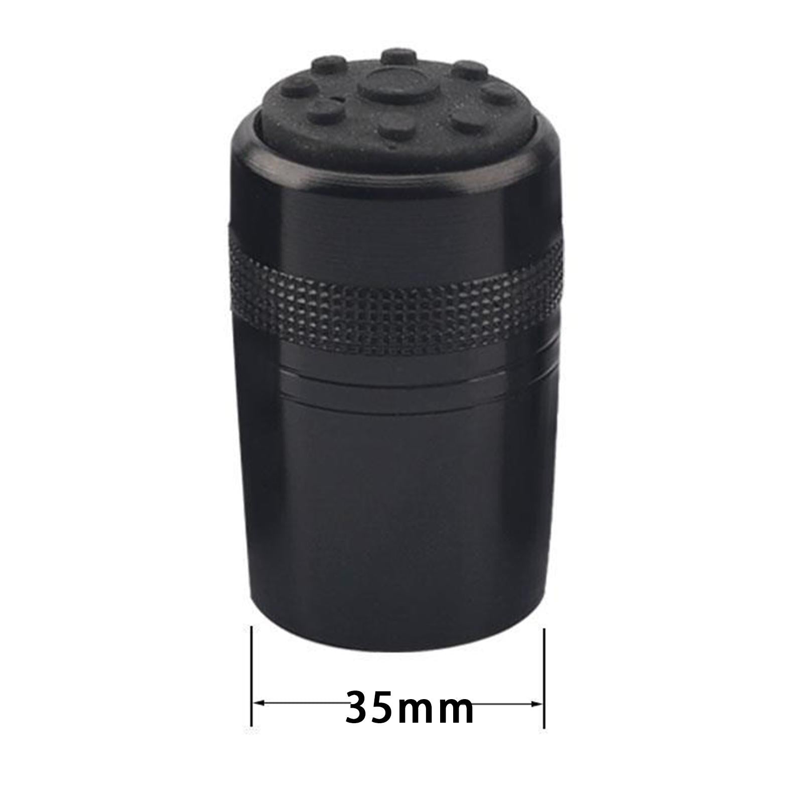 4xFishing Rod Butt Cap Fishing Pole End Cap for Repair Fishing Rod Accessories Black 35mm