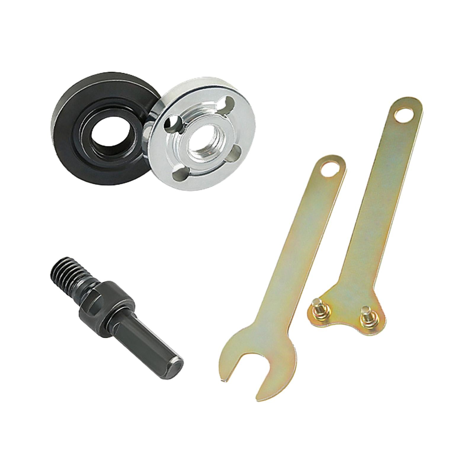 2xElectric Drill Angle Grinder Adapter Flange Nuts Drill Arbor Adapter Mandrel