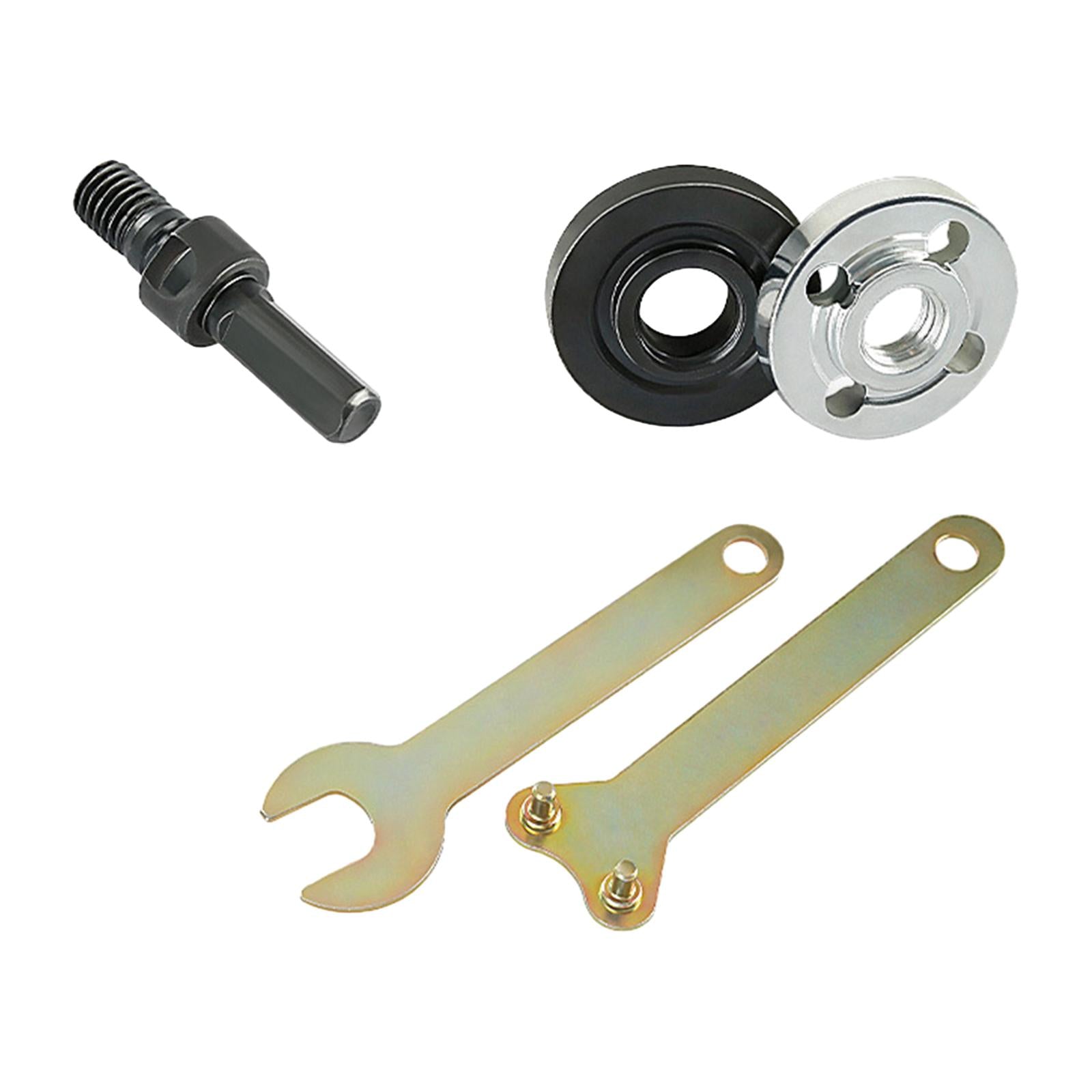 2xElectric Drill Angle Grinder Adapter Flange Nuts Drill Arbor Adapter Mandrel