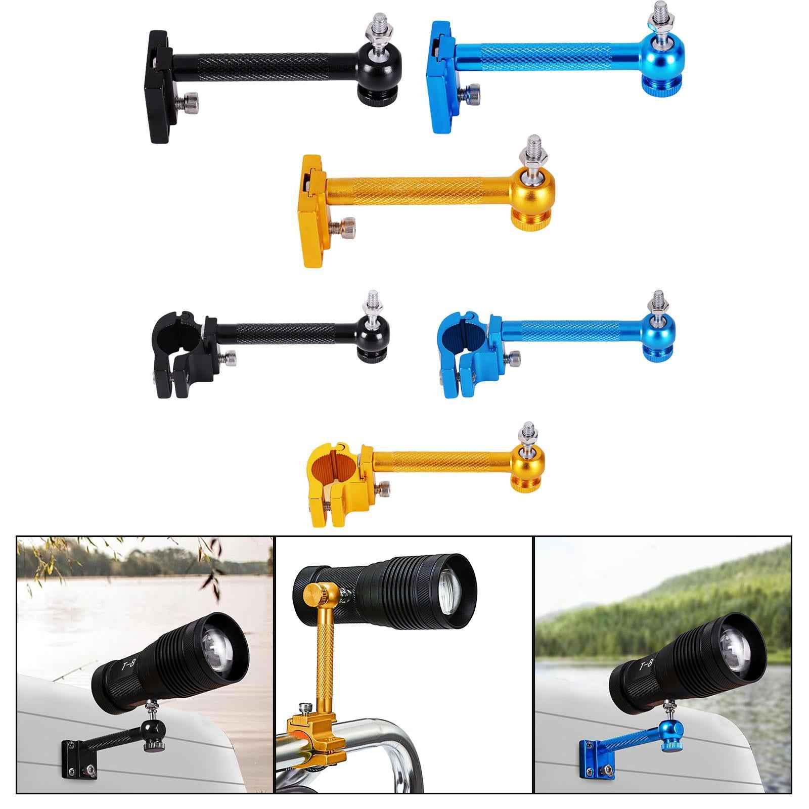 Fishing Light Bracket Lamp Support Multifunctional High Strength Light Stand For Box Black