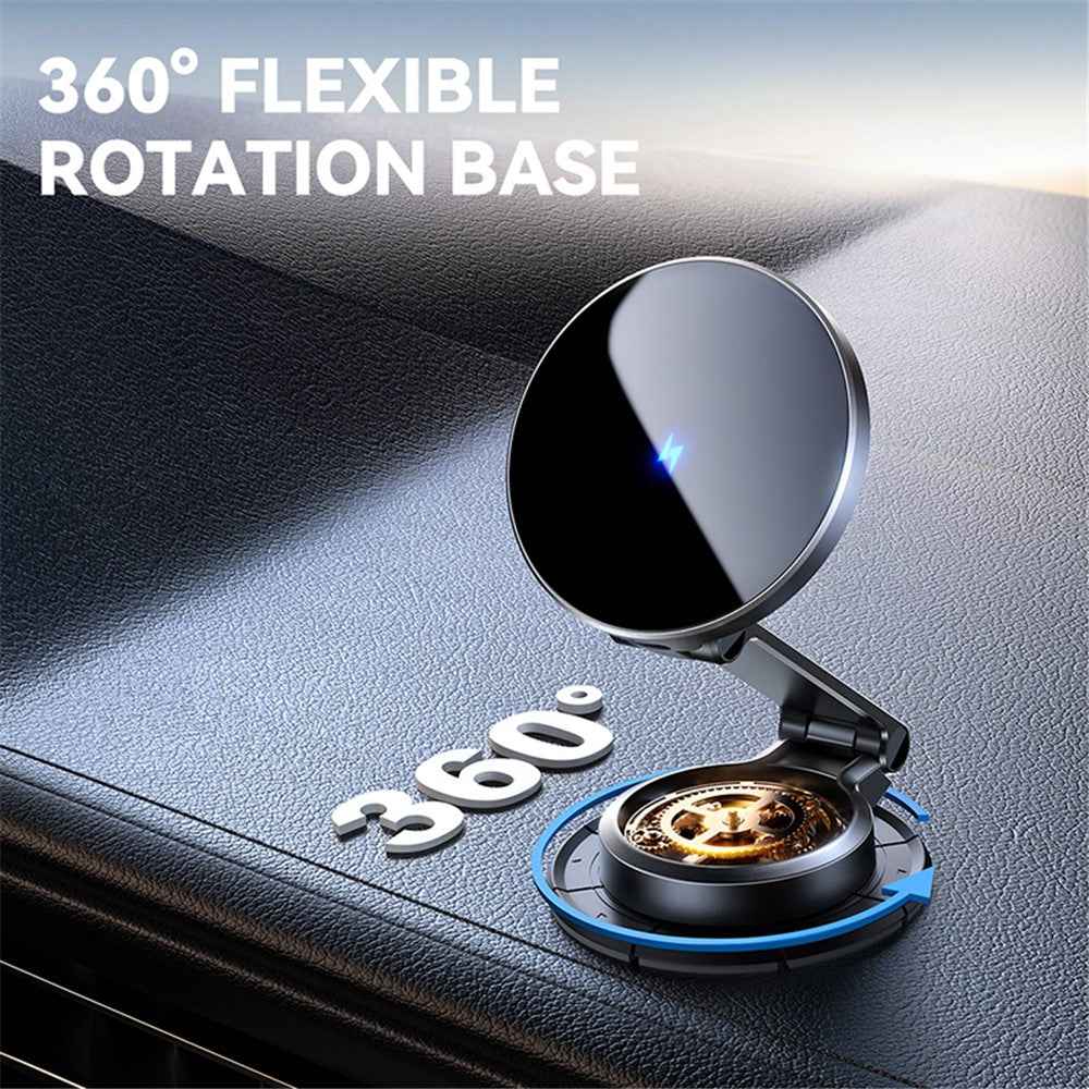JOYROOM JR-ZS408 15W Magnetic Car Wireless Charging Foldable Phone Charger