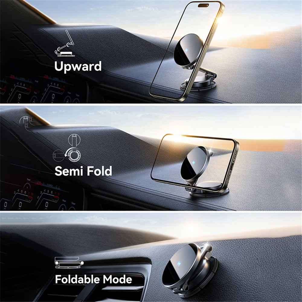 JOYROOM JR-ZS408 15W Magnetic Car Wireless Charging Foldable Phone Charger