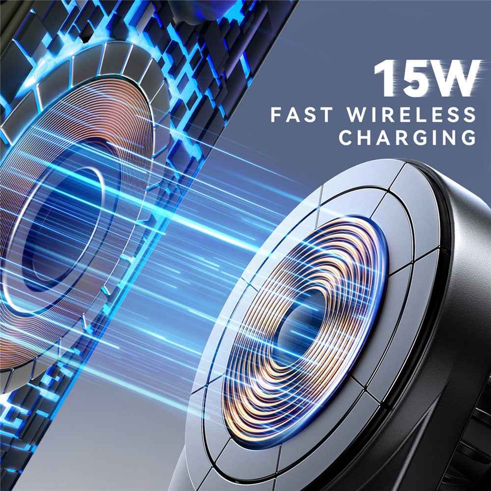 JOYROOM JR-ZS409 15W Magnetic Wireless Charger Holder Car Air Vent Charging Stand