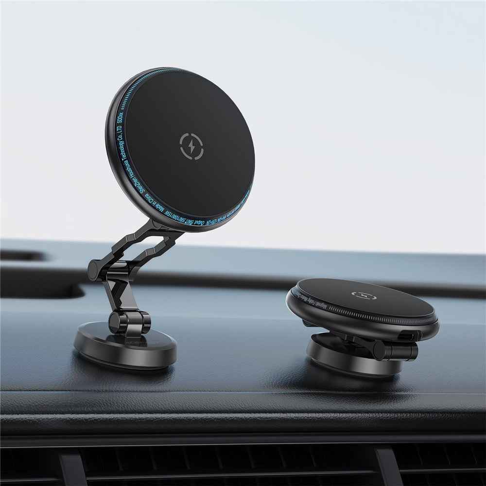 ACEFAST D30 Car Mount Phone Wireless Charger Center Console Foldable Phone Holder