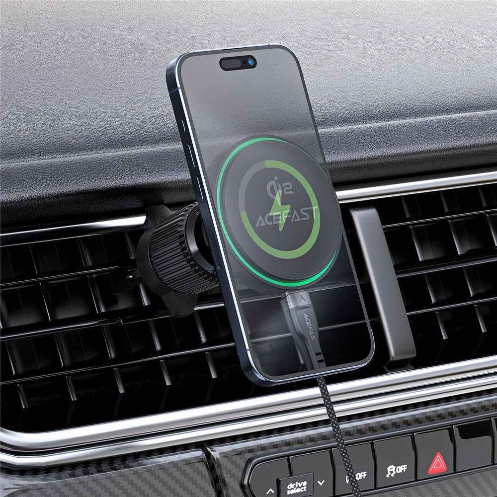 ACEFAST D33 Magnetic Wireless Charging Car Holder for Air Vent (Qi2 Certified)
