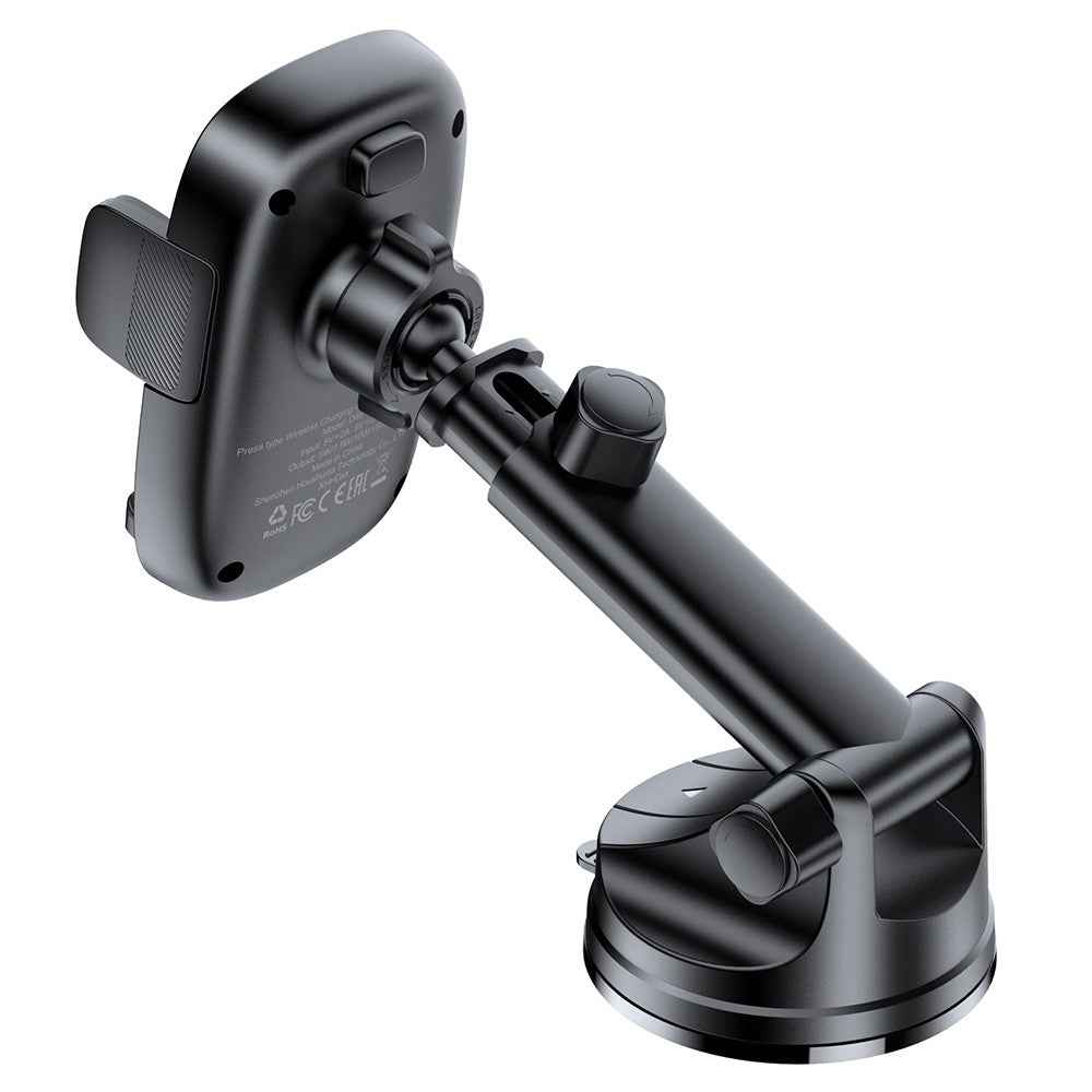 ACEFAST D49 Dashboard Wireless Charging Car Mount Press Type Holder For 4.7-6.9 Inch Phones 15W Fast Charge