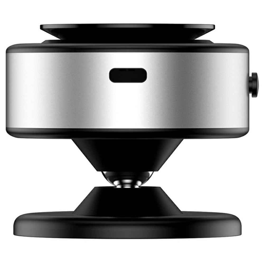 X11 Car Phone Magnetic Holder 15W Wireless Charging Vacuum Suction Rotatable Navigation Stand - Silver