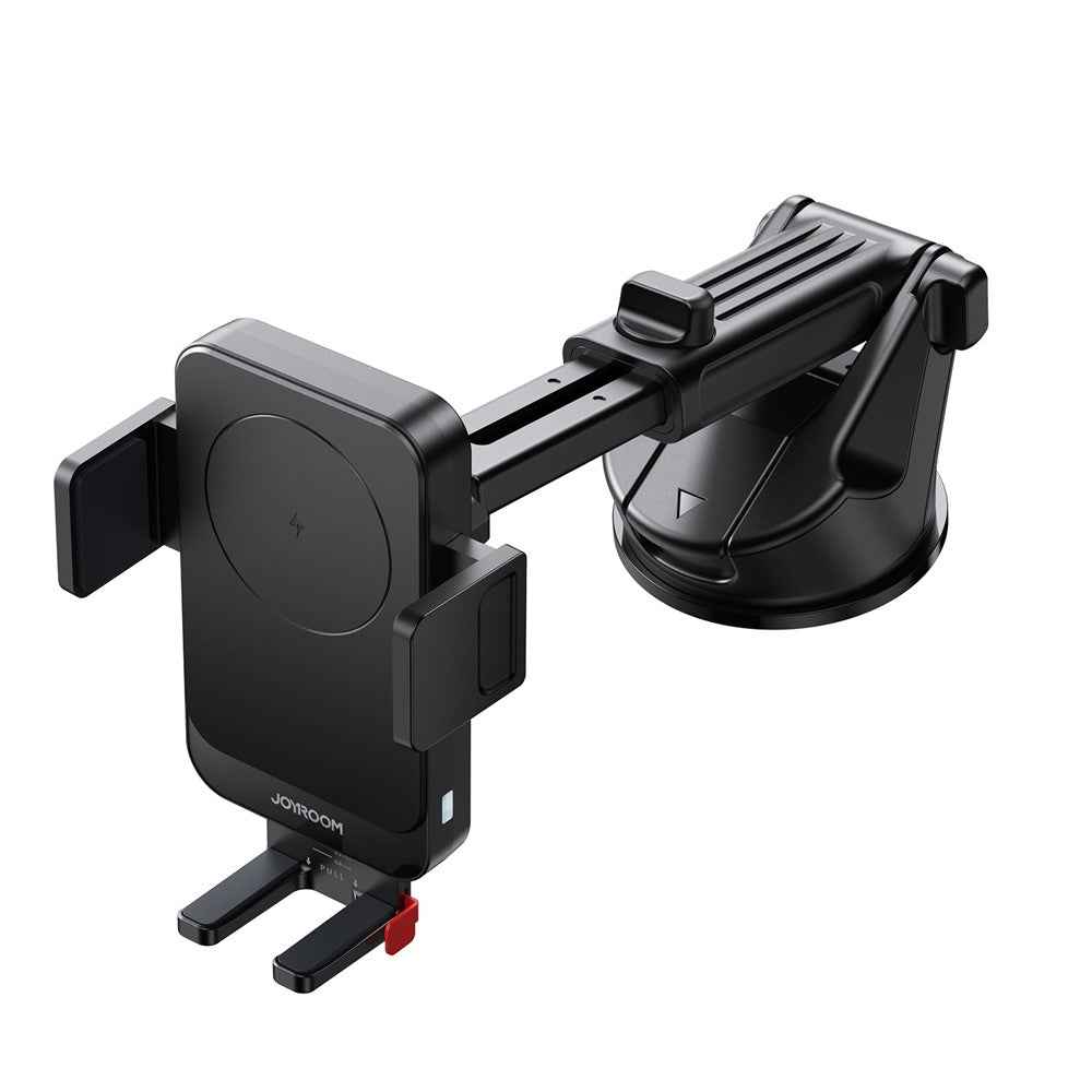JOYROOM JR-ZS241S Car Wireless Charger Dashboard Mount 15W Fast Charging Phone Holder - Black