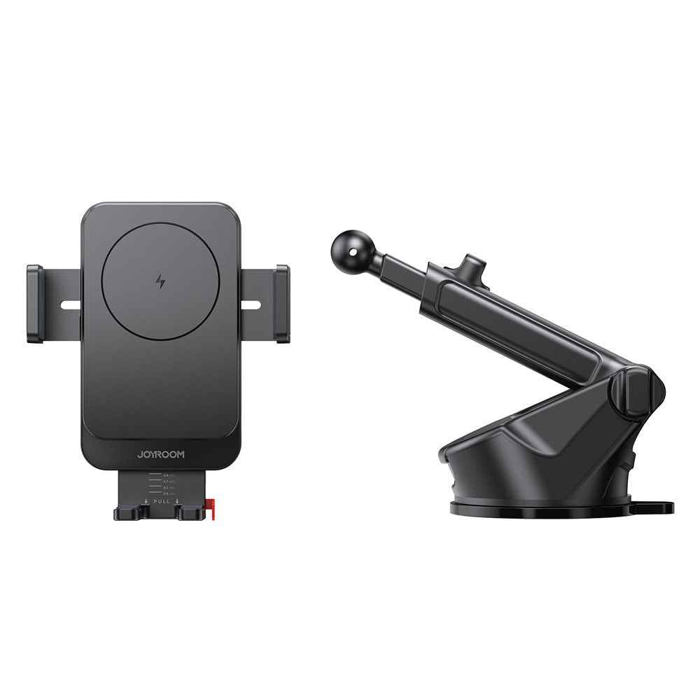 JOYROOM JR-ZS241S Car Wireless Charger Dashboard Mount 15W Fast Charging Phone Holder - Black