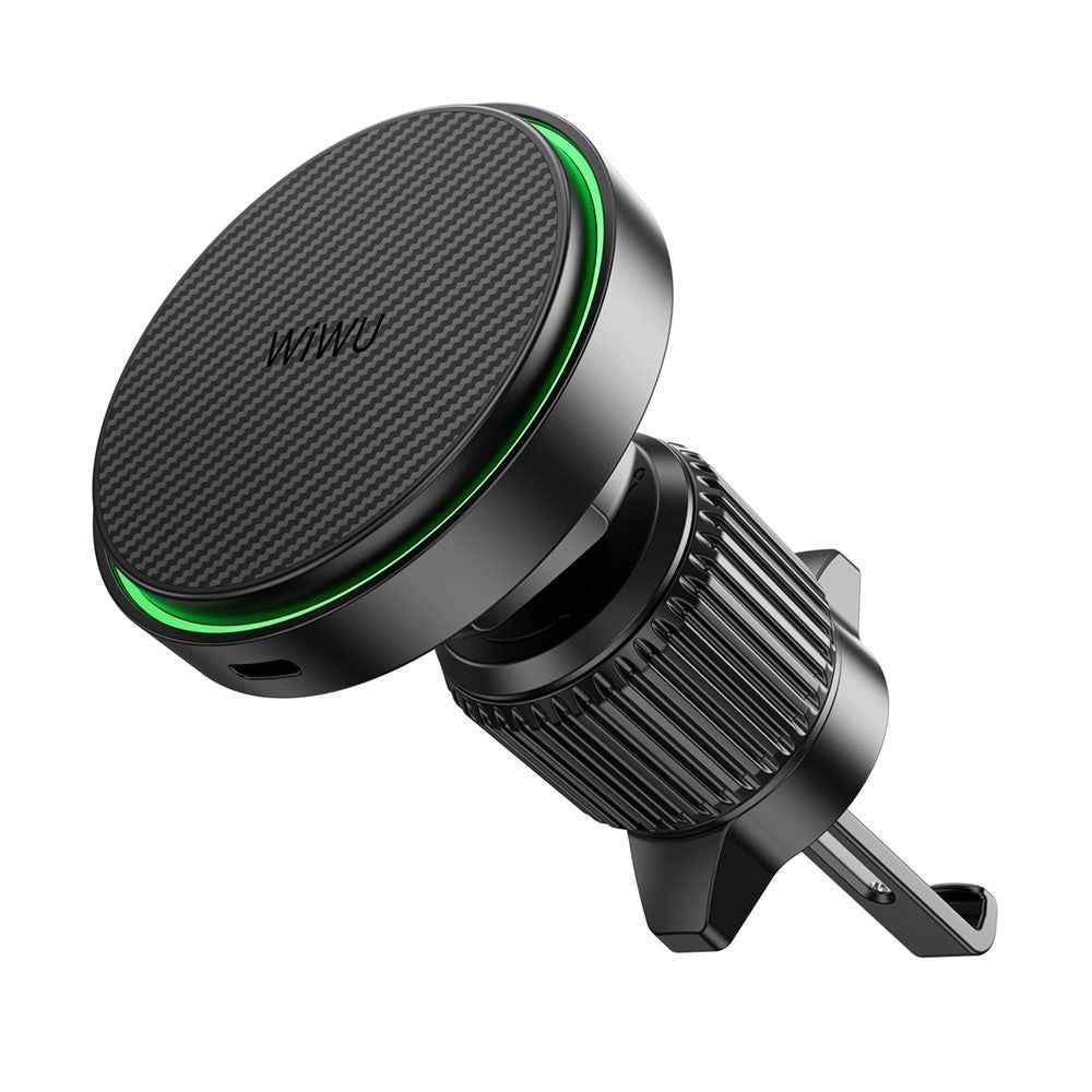 WIWU CH-325 Qi 2.0 Magnetic Car Wireless Charger 15W Fast Charging Air Vent Mount Bracket