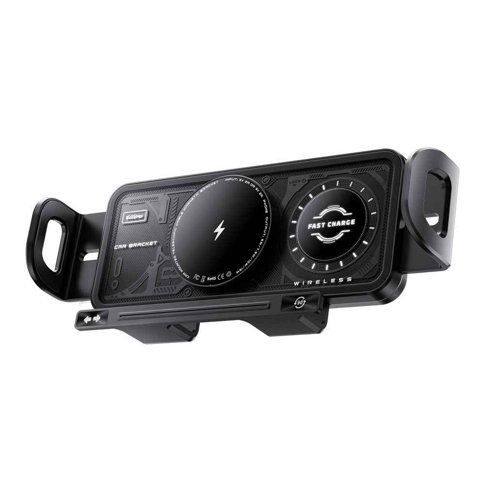 SD04 Car Mount Wireless Charger Foldable Phones Air Vent Electric Rotating Holder Navigation Stand