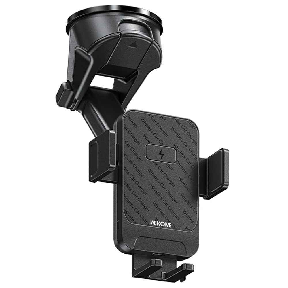 WEKOME WP-U210 for 4.7 - 7.2 Inch Devices Car Mount Wireless Charger 15W Fast Charging 360° Rotation Stand
