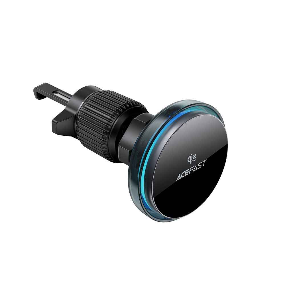 ACEFAST D61 QI2 25W Magnetic Wireless Charging Car Mount Adjustable Car Charging Holder with Cooling Fan - Tarnish