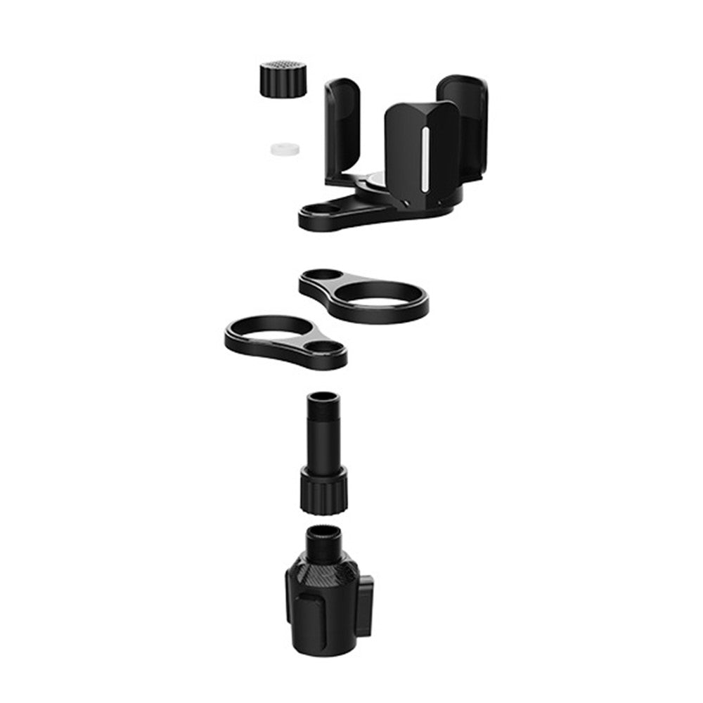 Multifunctional Car Cup Holder Expander Adapter Adjustable Organizer for Snack Bottles Coffee Cups Drinks - Black