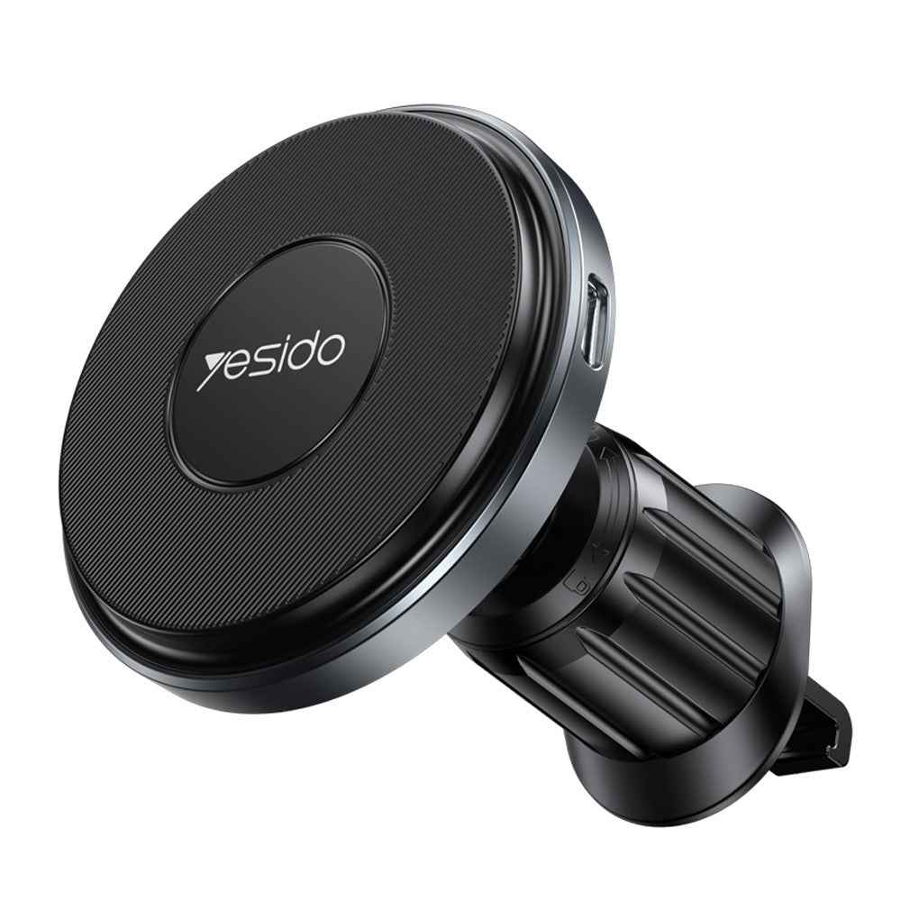 YESIDO C190 Car Magnetic Wireless Charger Air Vent Mount Phone 15W Fast Charging Bracket