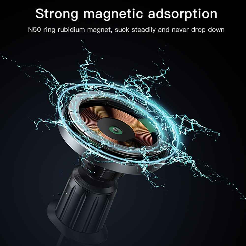 YESIDO C190 Car Magnetic Wireless Charger Air Vent Mount Phone 15W Fast Charging Bracket