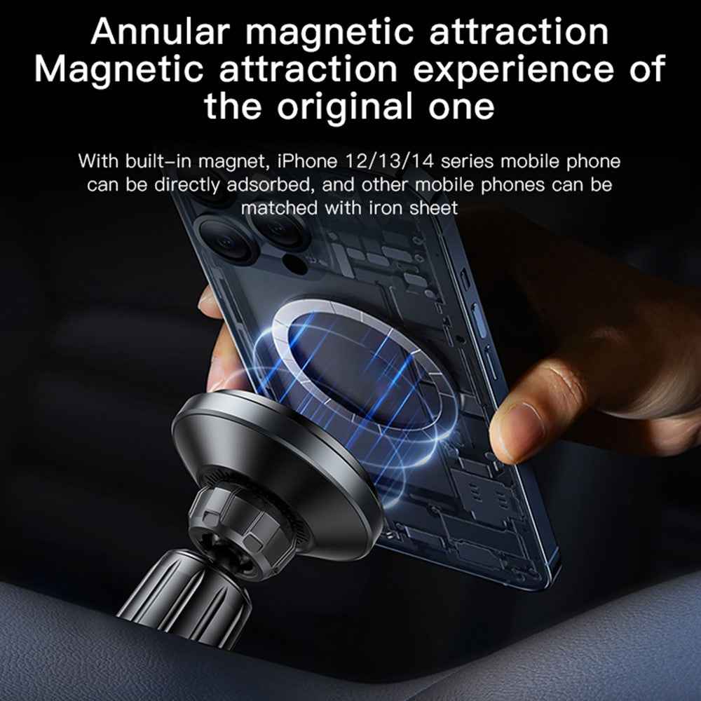 YESIDO C190 Car Magnetic Wireless Charger Air Vent Mount Phone 15W Fast Charging Bracket