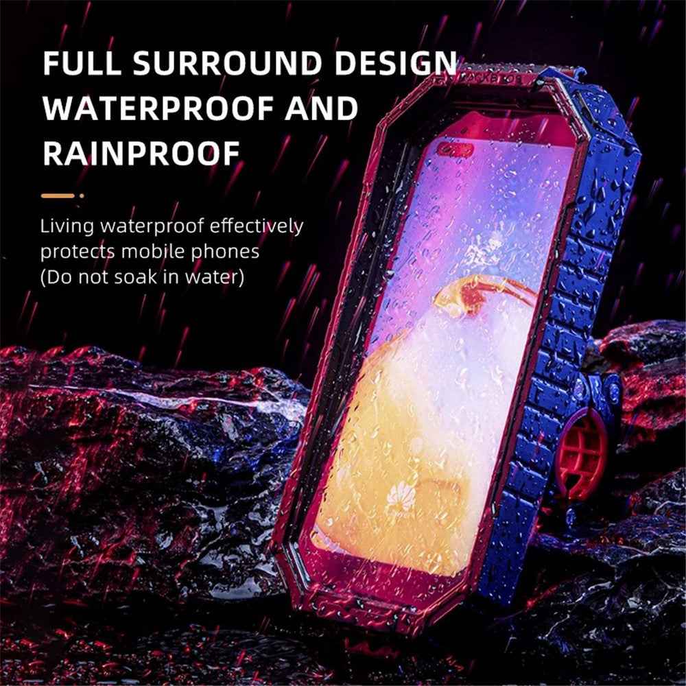 ROCKBROS Rainproof Handlebar E-Bike Mobile Phone Bracket PET Touch Screen Bike Phone Holder