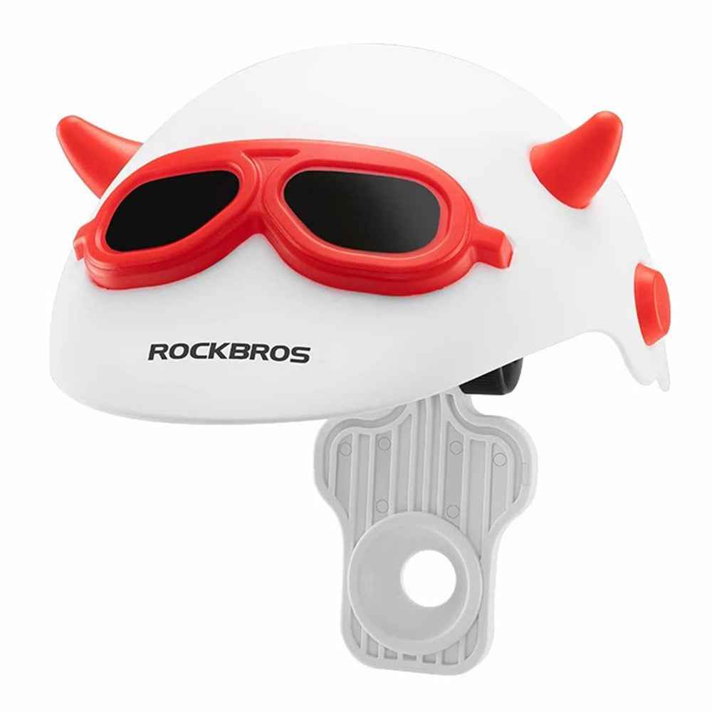 ROCKBROS HW-83 Bicycle Cell Phone Holder Shade E-Bike Motorcycle Phone Mount Sun Cap Anti Light Rain - Red